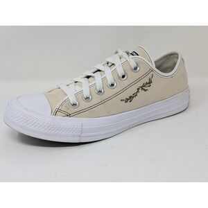 Converse Chuck Taylor All Star Low Floral Embroidery Sneakers Women's 7 NICE!